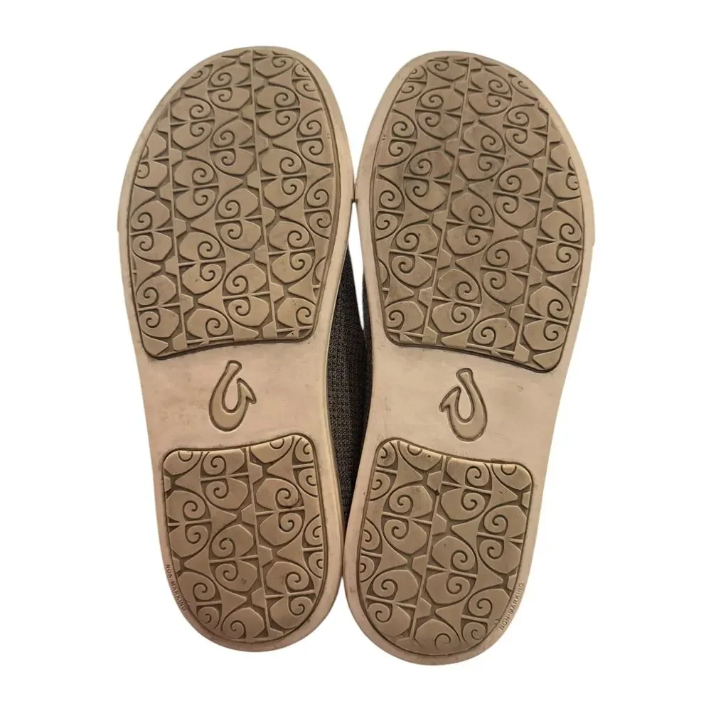 OluKai Pehuea Li Tapa Mesh Drop-In Heel Sneakers 20379-2020 Women’s 7.5